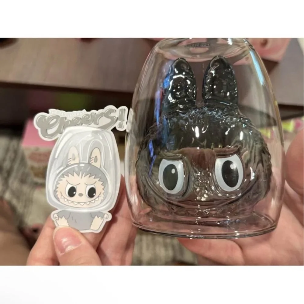 POP MART- LABUBU The Monsters Cheers Series Double Walled Glass - AUTHENTIC
